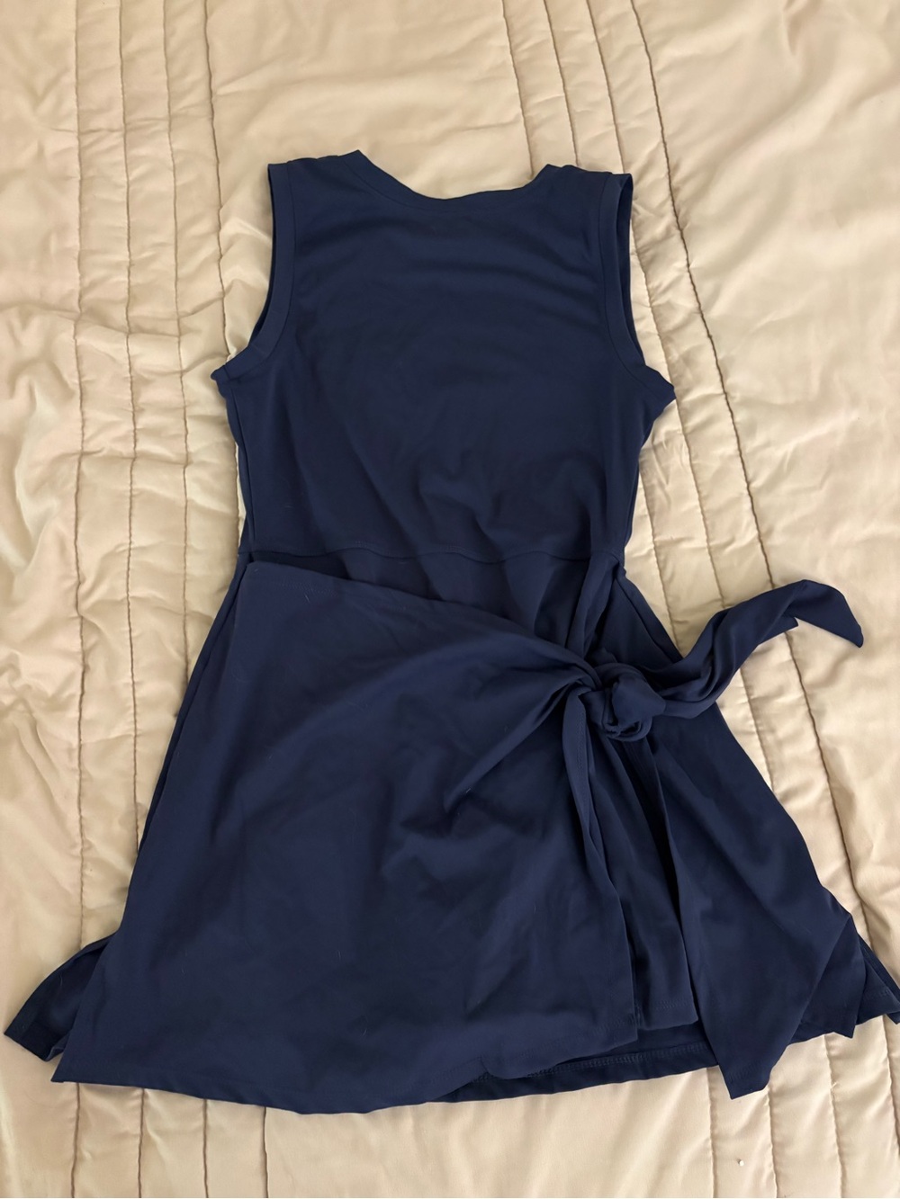 Commense Navy Knotted 2-in-1 Active Dress - Picture 2 of 3